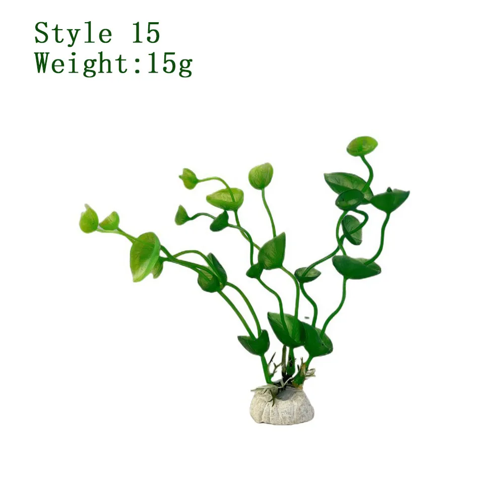 

5Pcs Desktop Home Aquarium Decoration - Artificial Aquatic Plants Flowers Foliage for Ecological Landscaping Suitable as Gift