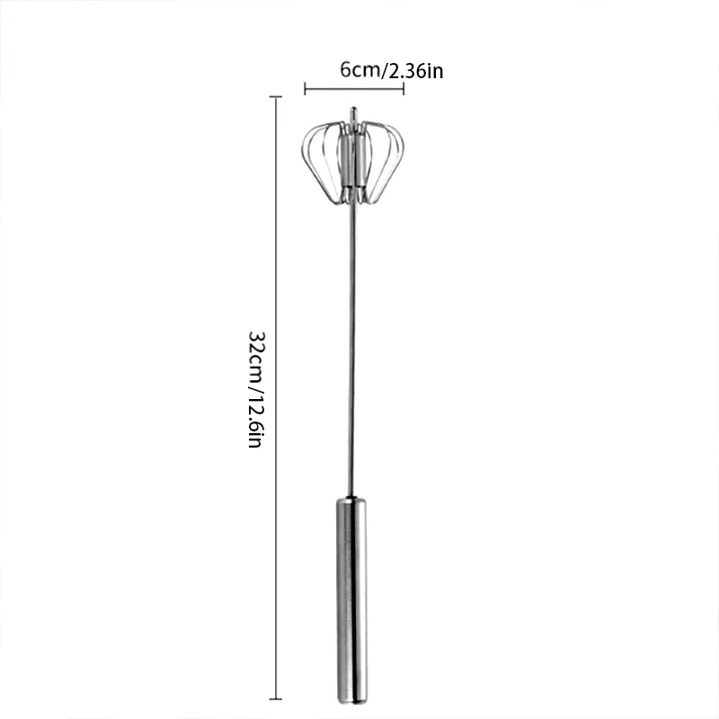 Semi-Automatic Egg Cream Mixer - Labor-Saving Handheld for Baking Cake Dessert Making - Image 6