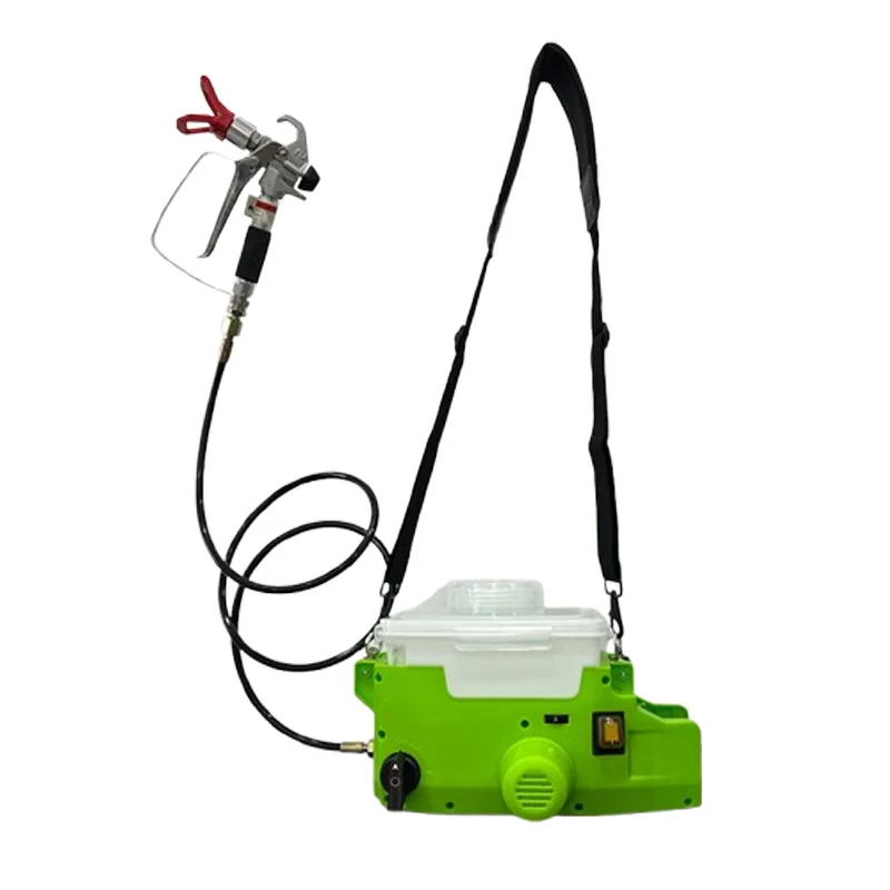 1.7L Electric Airless Backpack Paint Sprayer Machine Portable Charging Spray Gun Coating Machine with 2pcs 21V Lithium Battery