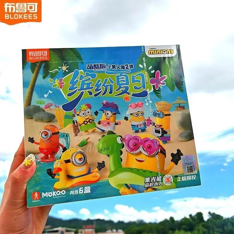 

В наличии: BLOKEES Minions Cool Edition First Play Cute Celebration GV1 GV2 GV3 KING BOB Stuart — коллекционная модель-игрушка, подарок