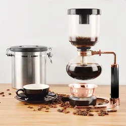 Syphon Coffee Maker Pot Set High-Quality Coffee Kettle 5-Cup Barista Tools Espresso Brewing Kit Professional Coffee Gear