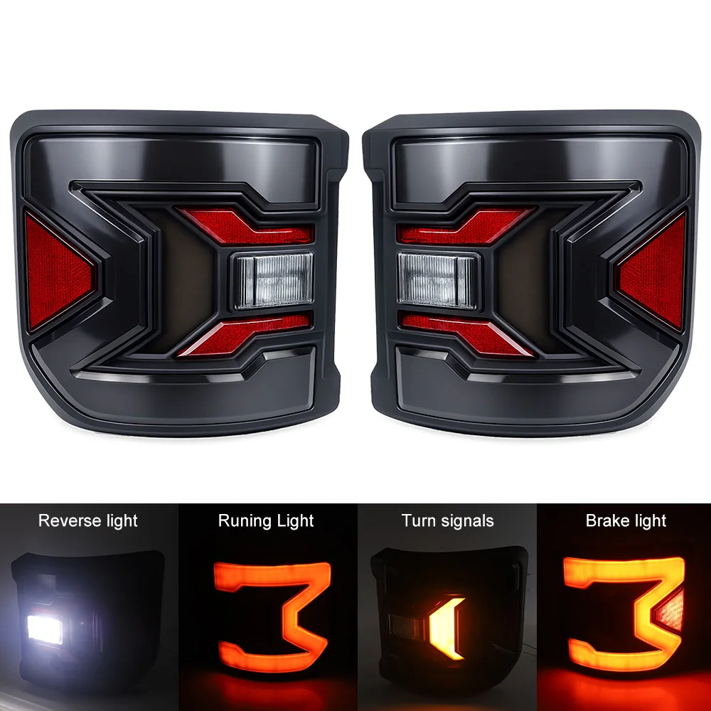Flush Mount LED Tail Light Brake Lamp for Jeep Gladiator JT 2020-2025