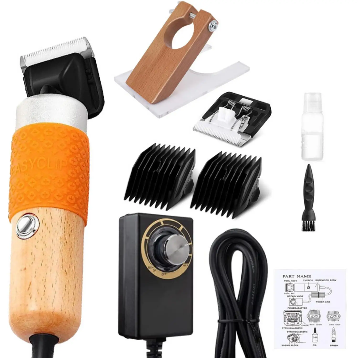 

Electric Carpet Trimmer 200W Wood/Brown US/EU/AU/UK Plug Pearl Wood Cushion Metal Material 2000-6000 U/min with Oil 2