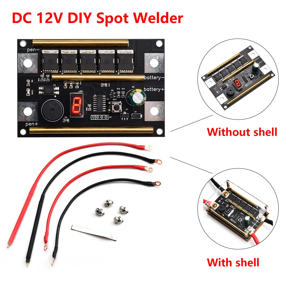 

Точечный сварочный аппарат DIY Kit Портативный 12 В 18650 литиевая батарея для хранения энергии точечный сварочный аппарат печатная плата паяльное оборудование