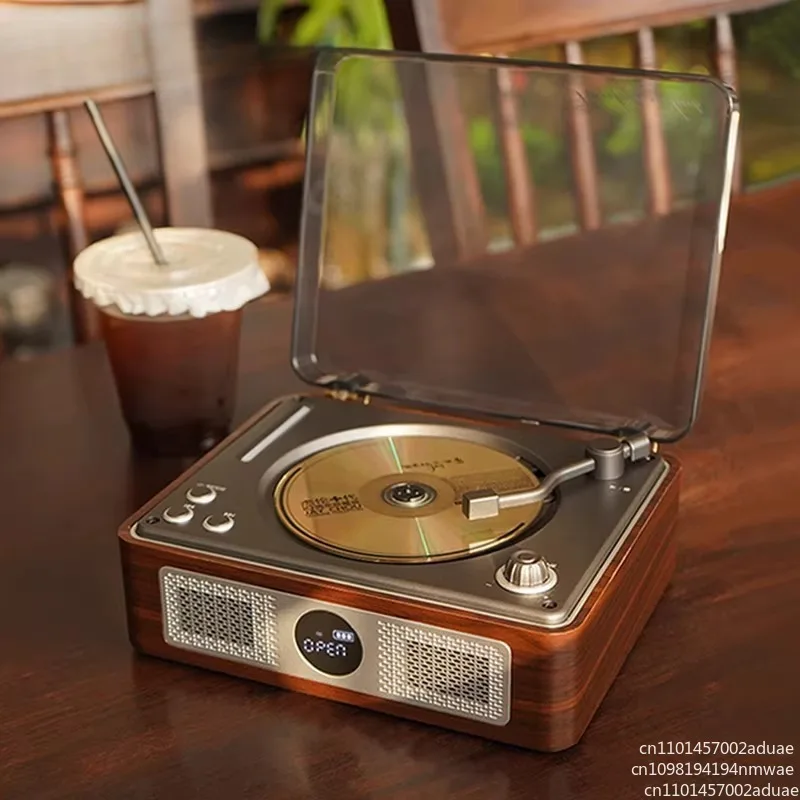 A11 Vintage CD Player Album Disc Player Bluetooth Speaker Portable Audio Player