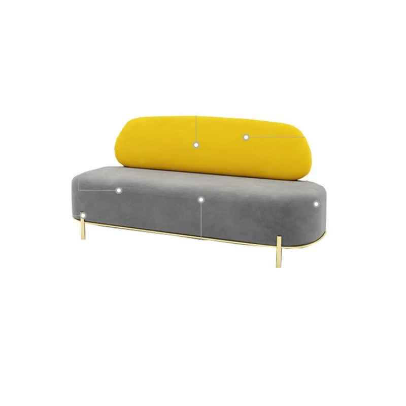 

Clothing store reception small sofa beauty salon small apartment creative simple modern pebble hair salon