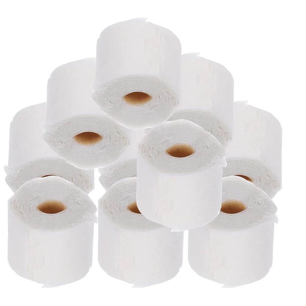 30 PCS Simulated Paper Towels Dollhouse Miniature Bathroom Accessories Tissue Decorations Web Kitchen Plastic Toilet Dollhouses