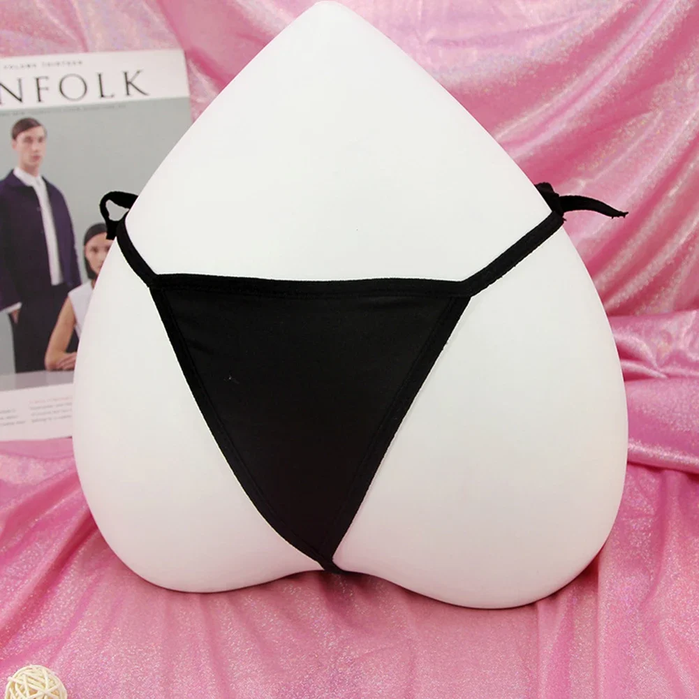 Tangas unissex sexy de bolsa T, cuecas com cordão G, lingerie maricas para casais, roupas íntimas confortáveis, branco preto e vermelho