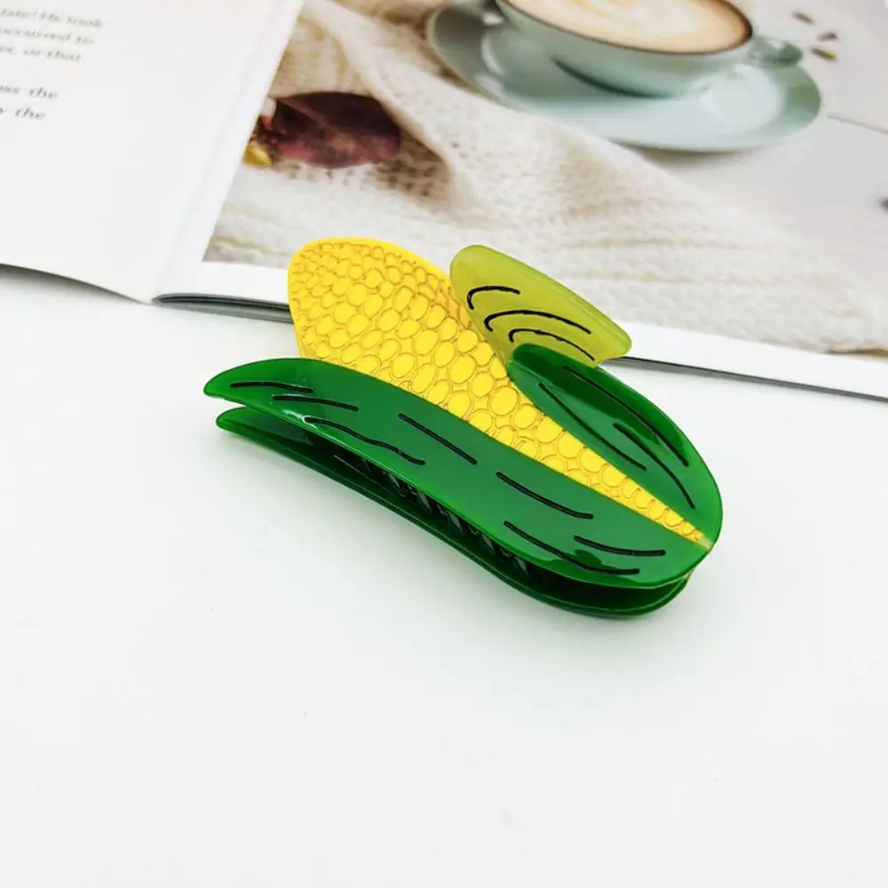 مجوهرات الخضار الذرة مشبك شعر خلات الإبداعية مشبك شعر أغطية الرأس للنساء الفتيات