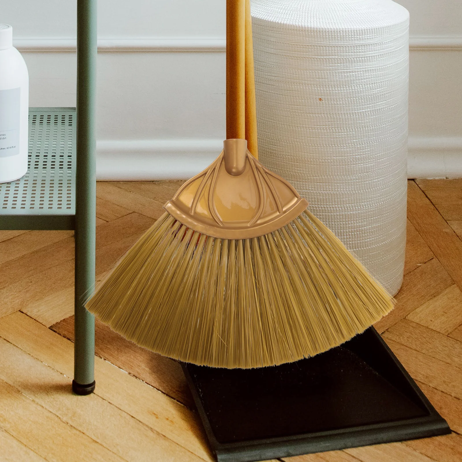 

Replacement Broom Head Sweeping Spider Web Artifact Thick Soft Bristles Multi-Scene Floor Desktop Kitchen Cleaner Push Sweeper