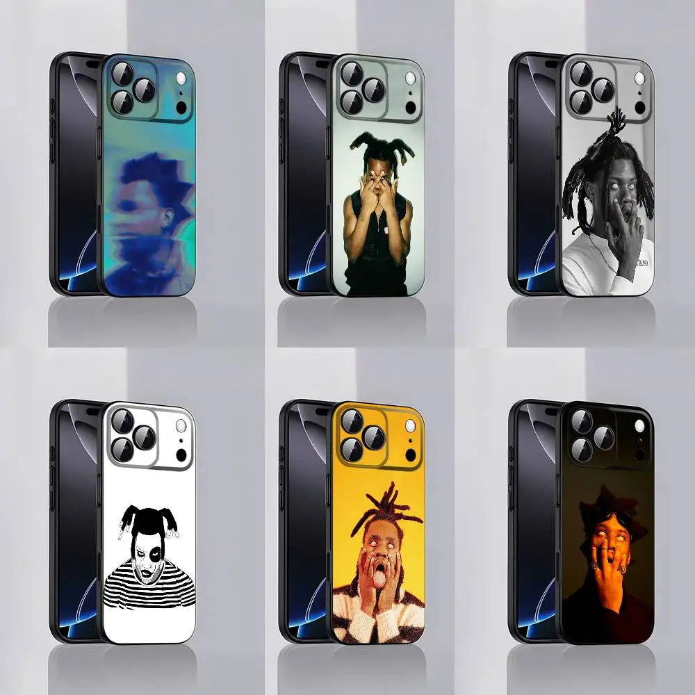 

D-Denzel C-Curry Ta13oo Phone Case For iPhone 17,16,15,14,13,12,Pro,Max,Plus,E,SE4,Air,Mini Black Soft Cover