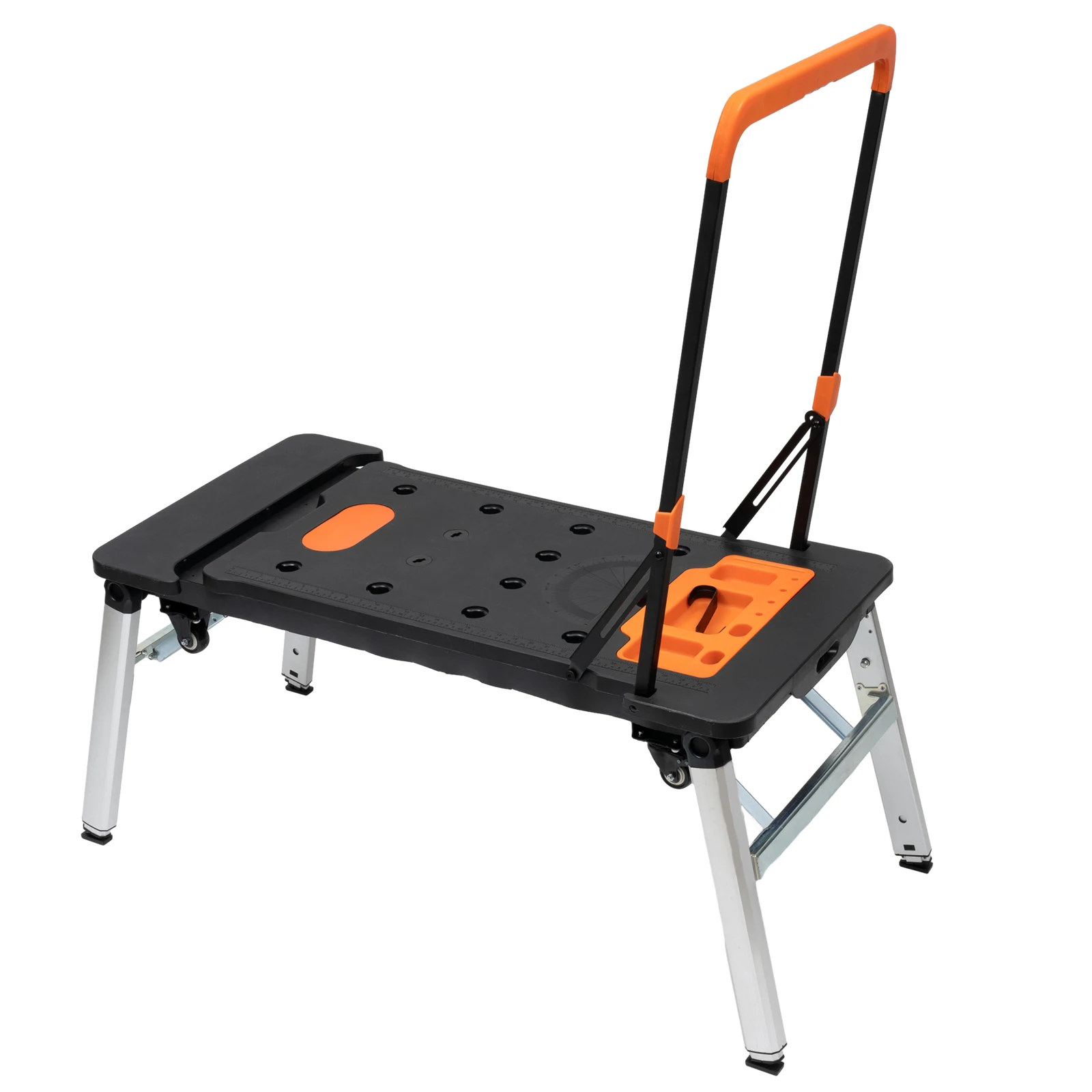 

7-In-1 Multifunctional Work Platform Adjustable Heigh ​Folding Multifunction Workbench Freestanding Mount