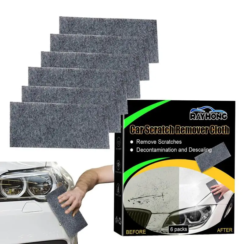 

Nano Sparkle Cloth Car Scratches Repair Car Paint Polishing Car Cleaner Sparkle Magic Cloth Erase Scratch Remover Cloth 1PC/6PCS