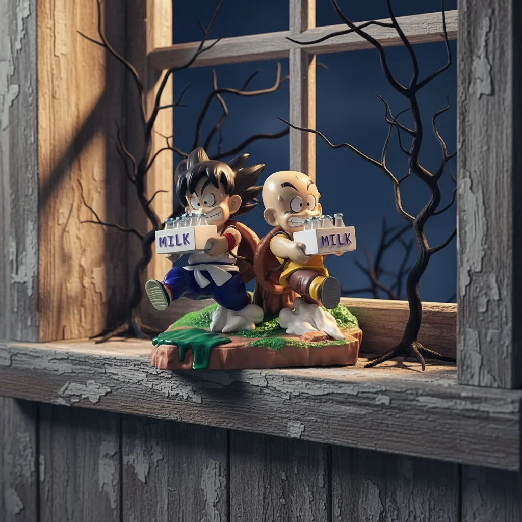 

Dragon Ball Z Аниме Фигурка, 15 см Молочное Детство, Сон Гоку Криллин Фигурка Статуя из ПВХ, Коллекционная Модель Куклы Игрушки для Ch