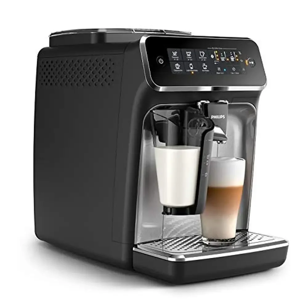 Expresso entiessement esistente, LatteGo Silver serie 3200 5 caffè, Broyeur en 12 nastri