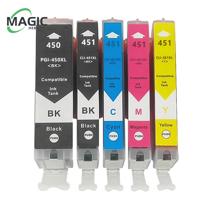 PGI-450 PGI 450 CLI 451 Compatible ink Cartridge for canon PIXMA IP7240 MG5440 MG5540 MG6440 MG6640 MG5640 MX924 MX724 IX6840