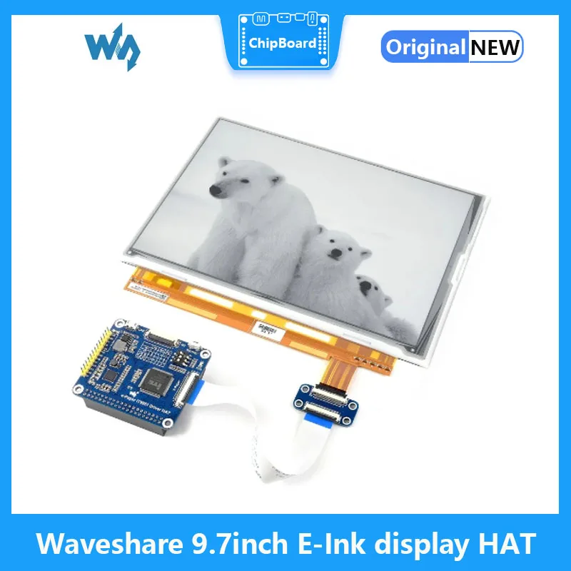 

Дисплей E-Ink Waveshare 9,7 дюйма для Raspberry Pi Zero/Zero W/Zero WH/2B/3B/3B + e-paper с интерфейсом USB/SPI/I80