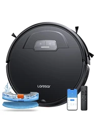 Laresar 6000Pa Robot Vacuums and Mop Combo Auto Carpet Boost Self-Charging Super-Slim silence Robotic Vacuum Cleaner