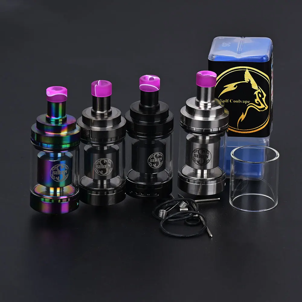 Wolfcoolvape vape Siren v4 tank mtl 24mm rta vape tank atomizer vaporizer for mod - view 4