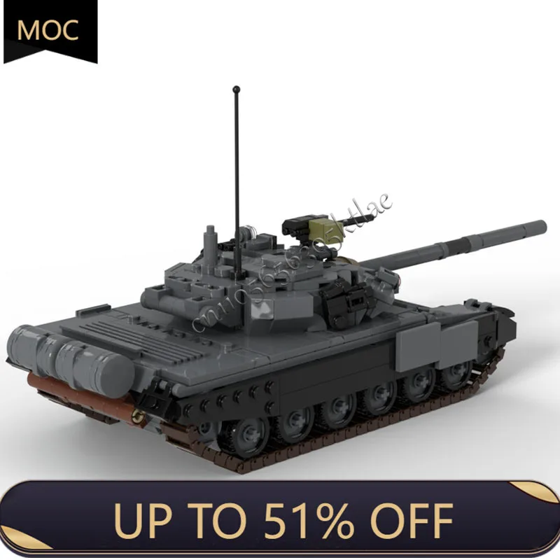 703 Parti MOC T-90A Esercito Carro Armato di Battaglia Principale Modello Building Blocks Set Fai Da Te Tecnologia di Montaggio Giocattoli Per Bambini Regali Di Natale Popolari