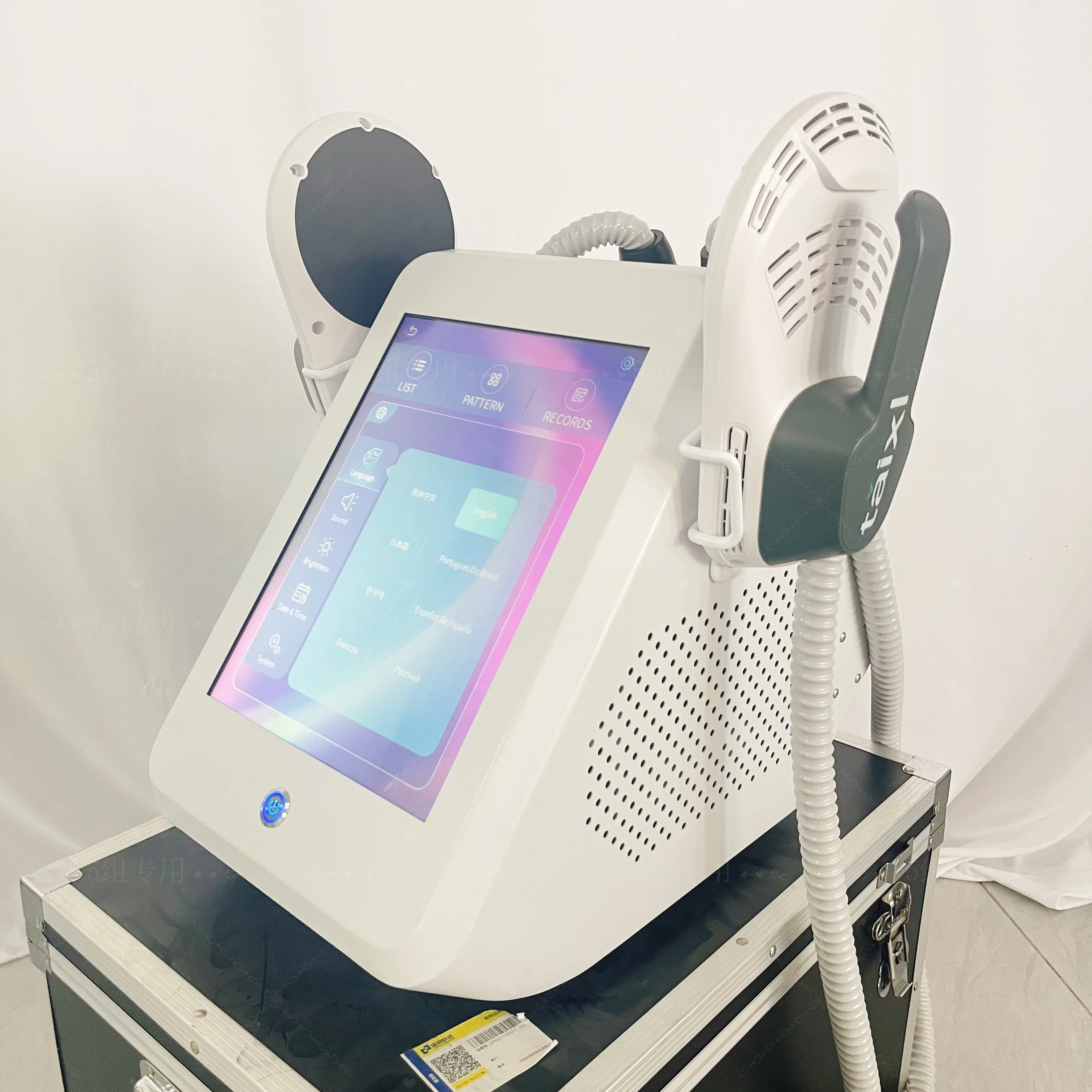 Mesin RF Profesional MYOslim NEO 6500W Hi-EMT untuk Pembentukan Tubuh, Pembakaran Lemak, EMS Otot, Peralatan Kecantikan Pelangsing Tubuh yang Efektif