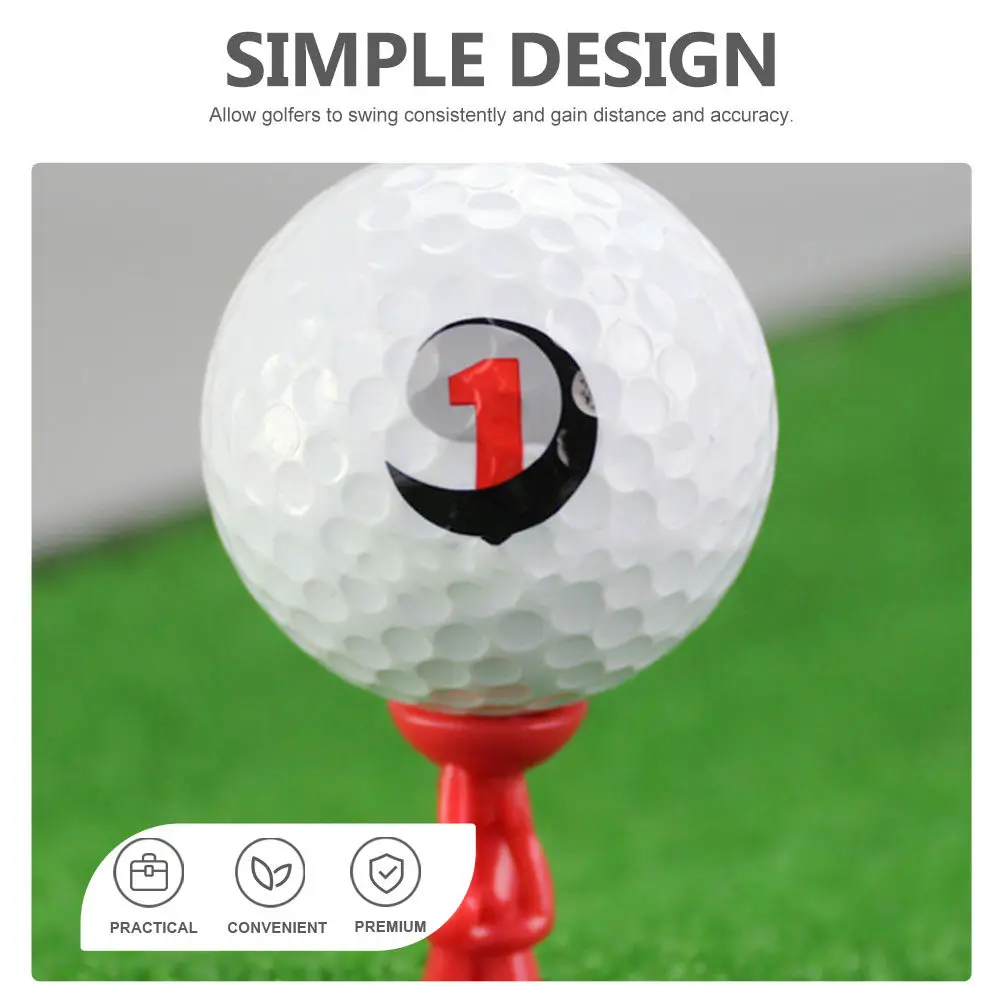 

24Pcs Golf Ball Holders Plastic Golf Tees Wear-Resist Material Smooth Surface Minimizes Friction Perfect for Practice Play