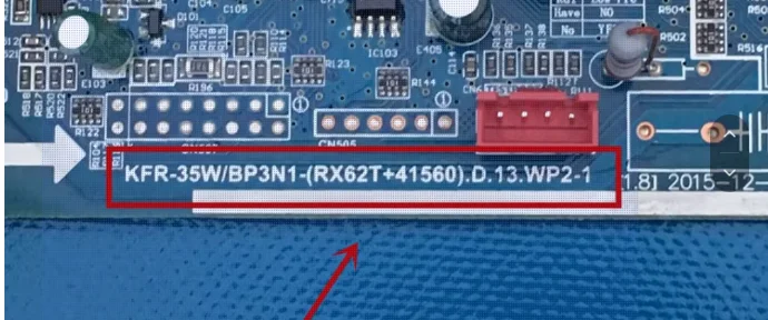 KFR-35W/BP3N1-(RX62T+41560).D.13.WP2-1 EU-KFR35W/BP3N8-AB30 Placa de circuito de aire acondicionado