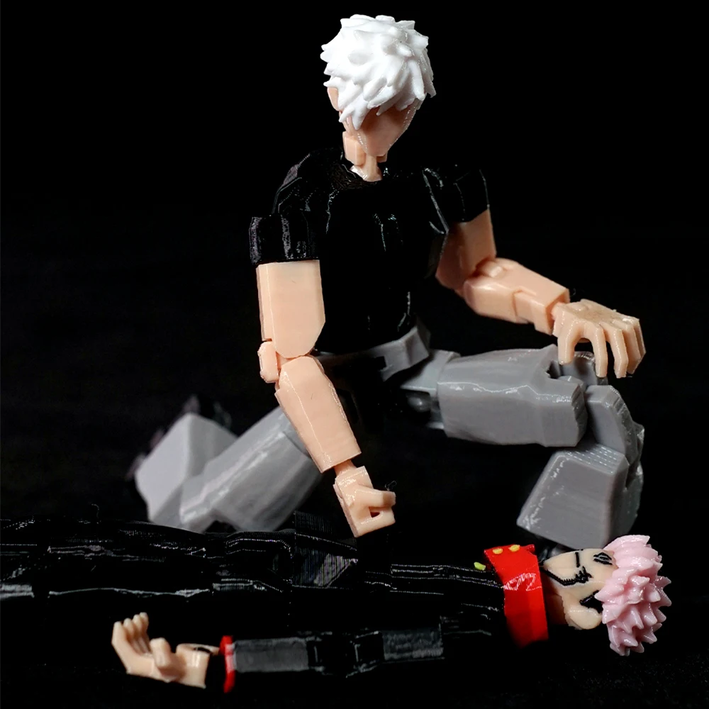 3d impresso jujutsu kaisen modelo brinquedos figuras de ação gojo satoru anime multi-articulado brinquedos ryomen sukuna manequim ornamentos presentes