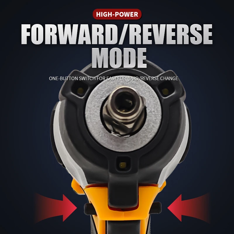 مفتاح ربط بدون فرش 800N.m سائق لاسلكي عزم دوران كبير متغير السرعة أدوات المفتاح الكهربائي لدبوس بطارية ديوالت 20 فولت #3