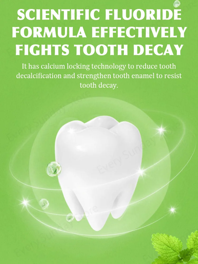 Best-selling, scientific fluoride repairs cavities, removes cavities, cleans plaque, whitens teeth, and freshens breath