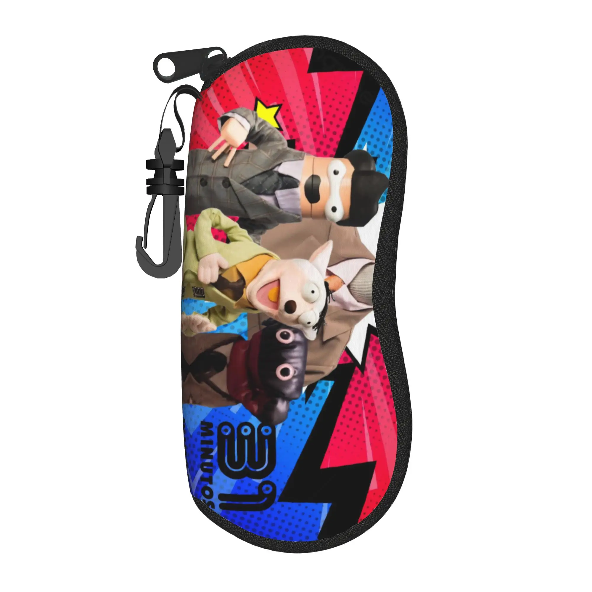 Estuche para gafas de comedia chilena 31 Minutos, unisex, ligero, con cremallera, protector de gafas Tulio Trivino, estuche para contactos ultraoculares