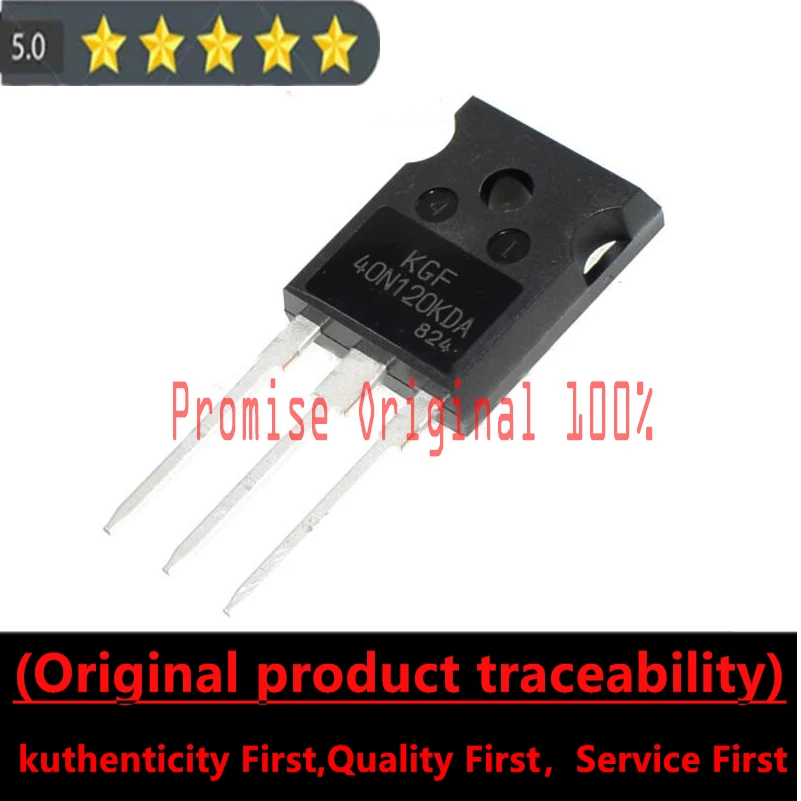 

Promise to Original 100% KGF40N120KDA 40N120KDA TO-247 40A 1200V IGBT Tube