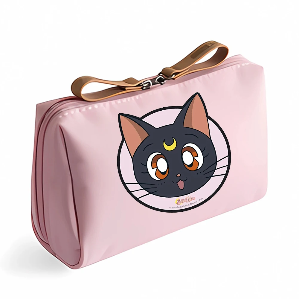 Sailors Moons Cosmetic Bag Cute Anime Cartoon Printed Items Storage Bags Kawaii Girl Fashion Decoration Handbag Birthday Gifts