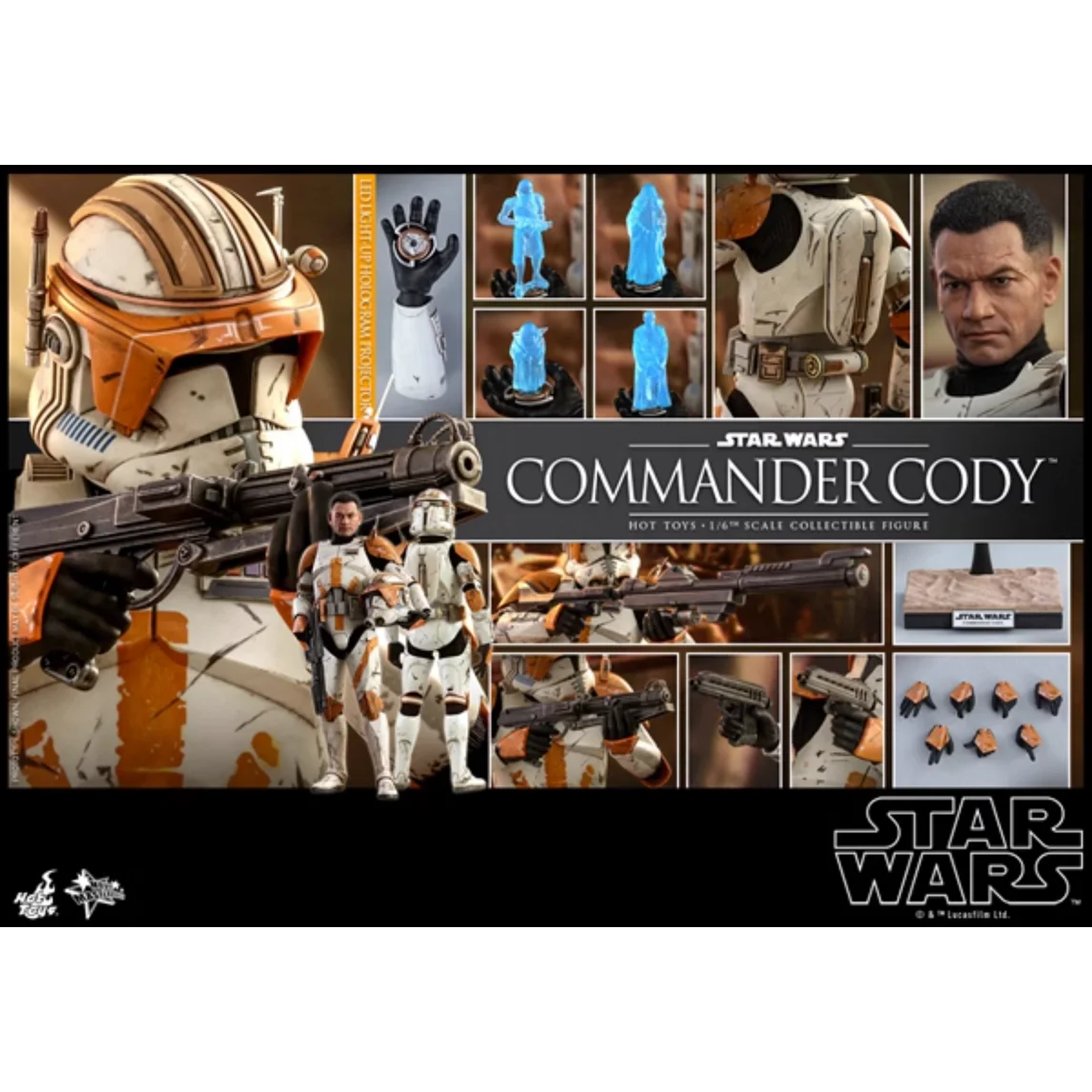 

Оригинальные оригинальные популярные игрушки HT 1/6 Cody MMS524 персонажи фильма «Звездные войны», портретная модель игрушки