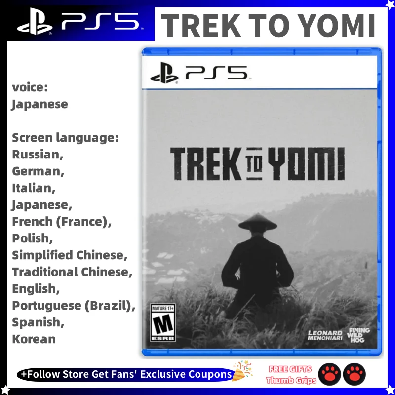 

Sony Playstatio5 PS5 Genuine NEW Game CD TREK TO YOMI Playstation5 Game Card SONY Ps5 Games TREK TO YOMI