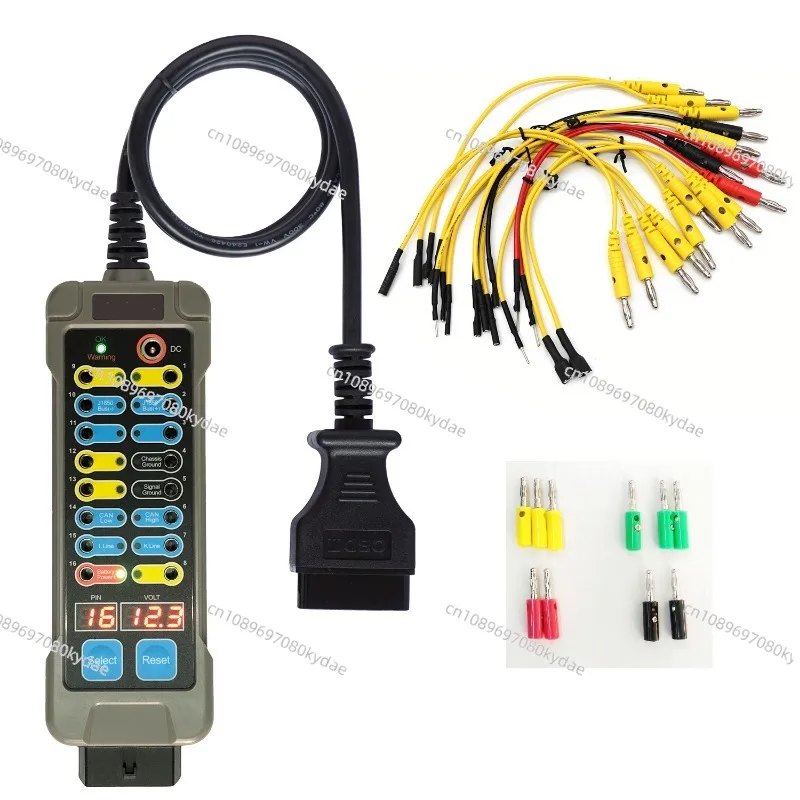 Universal OBD2 Breakout Box Circuit Diagnostic Tester For Car Motorcycle Heavy Truck Excavator ECU Protocol Maintenance Tool