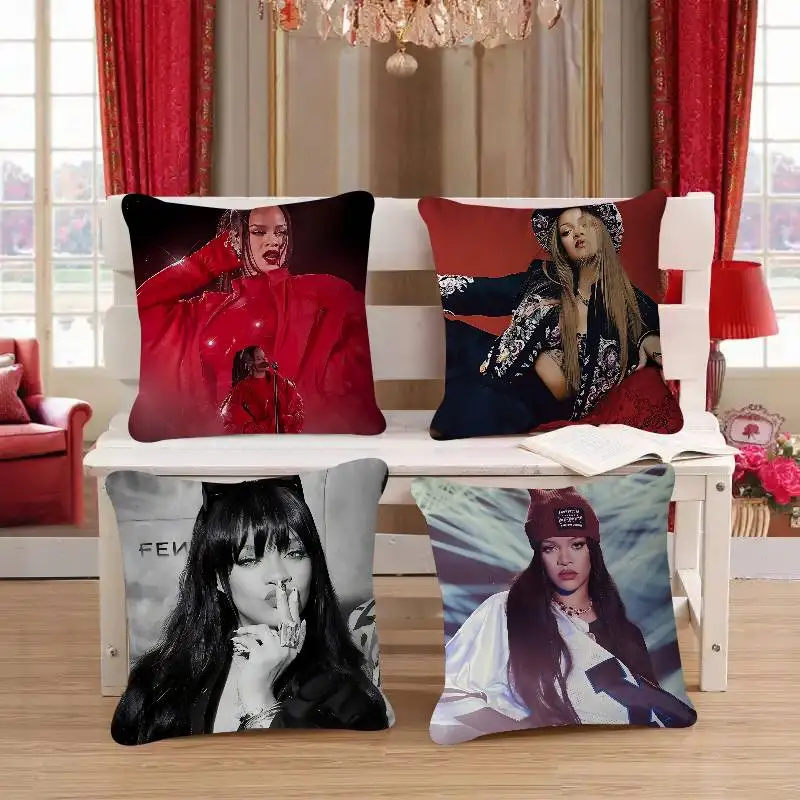Singer R-RIHANNAS Pillow Cover Sofa Cushion Cover Home Room Decoration Children Gift