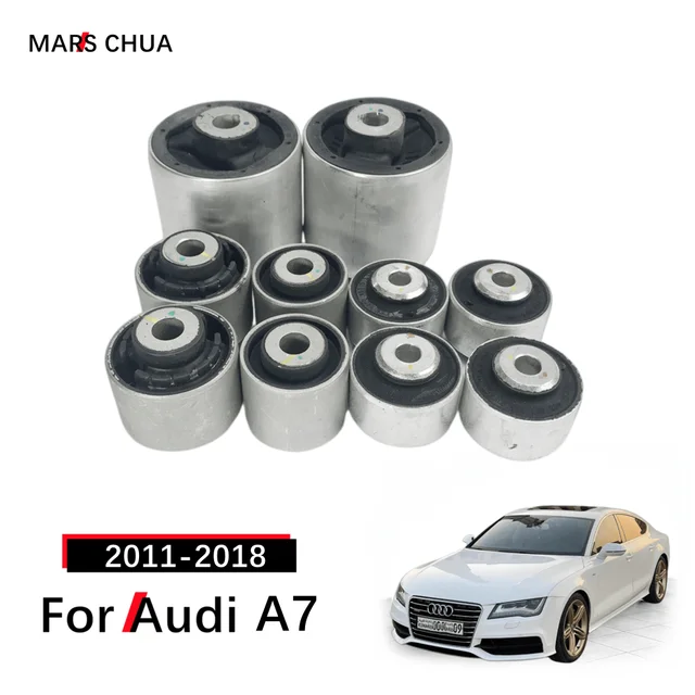 10 szt. Oryginalny zestaw tulei wahacza 4H0407515B 4G0407183A 4E0407181B 8K0407182B do A7 Sportback (2011-2018) Oryginalne