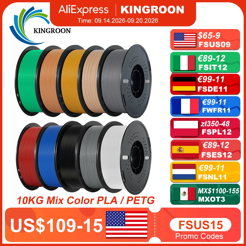 3D Printing Nylon - KINGROON 22LBS PETG or PLA Filament