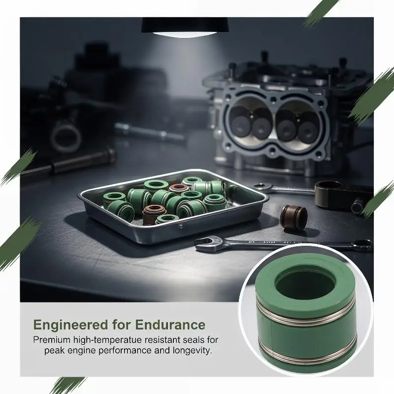 10Pcs Valve Oil Seals for CG125 CG150 YP250 GS 150cc 125cc 200cc JH70 GY6 Ensures Optimal Engine Performance