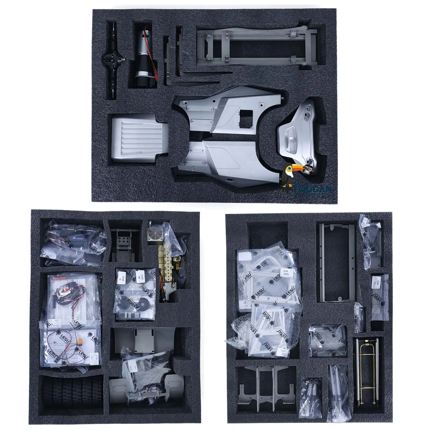 

In Stock Outdoor Toys New Arrival Lesu 1/14 Heavy Rc Hydraulic Forklift For H160 Remoted Truck Toucan Model Th21886