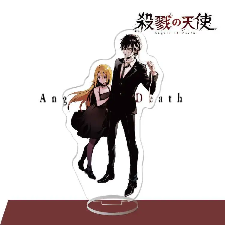 Anime Angels of Death Acrylic Stand Action Figure Desk Decor  Rachel Isaac Foster Stand Model Toy Gift