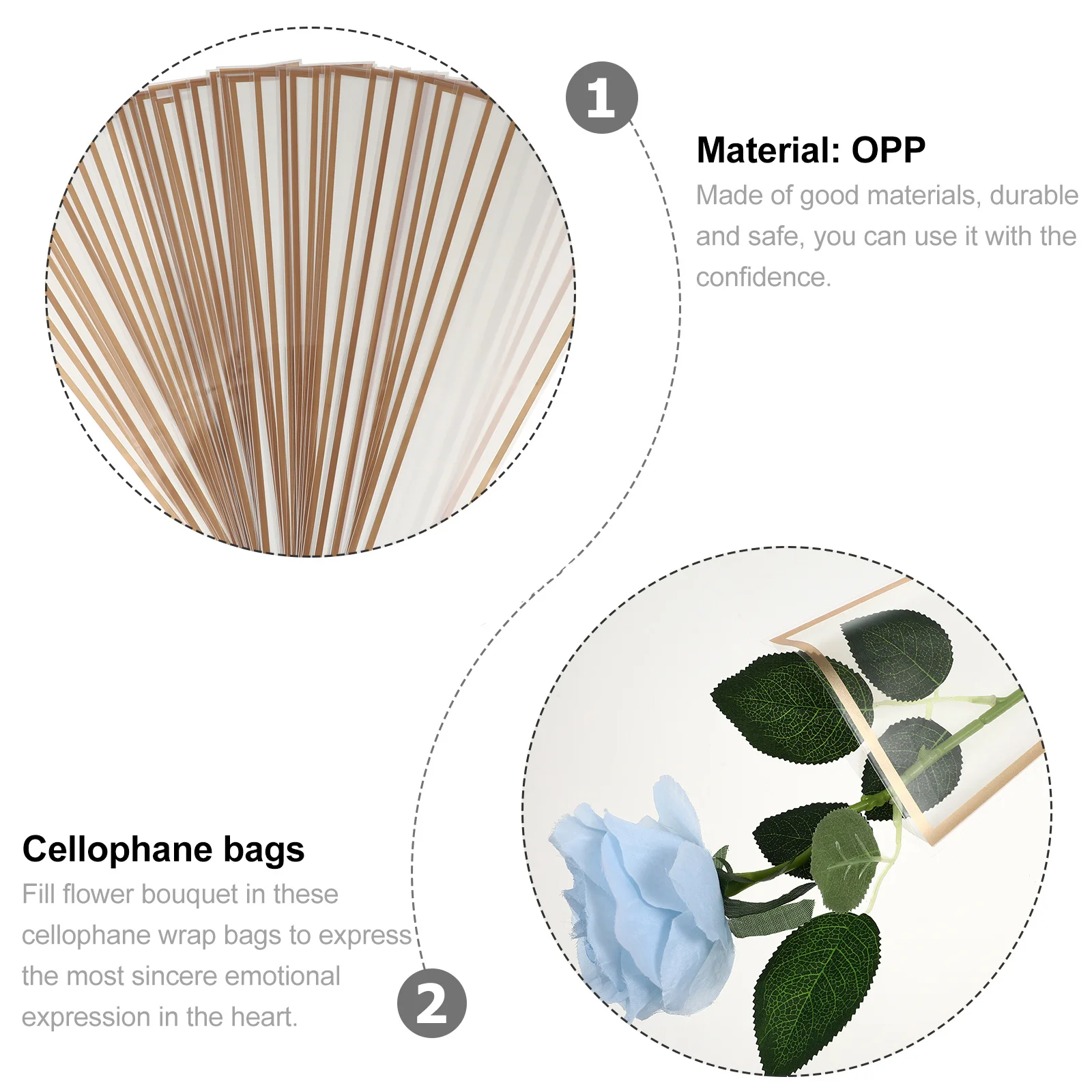 упаковочные пакеты для свежих цветов