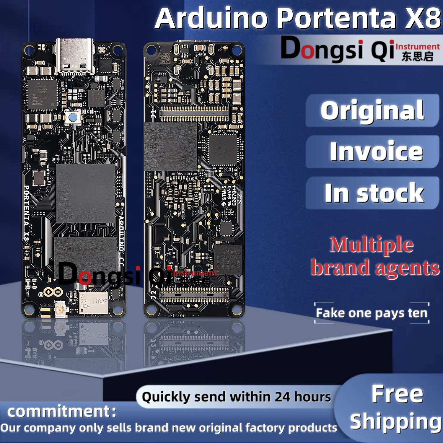 1 قطعة // الكثير اردوينو Portenta X8 ABX00049 NXP i.MX 8M Mini STM32H7 IIoT SoM مجلس التنمية 100% المخزون الأصلي #1
