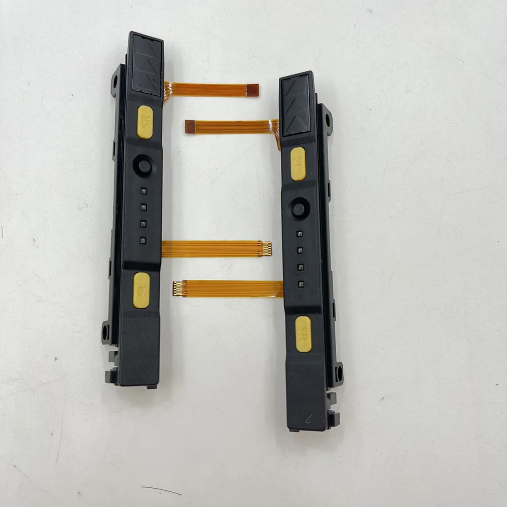 1 زوج استبدال ل Joy con اليسار اليمين المنزلق السكك الحديدية ث/SL SR زر للتبديل Joycon تحكم إصلاح ث/الكابلات المرنة