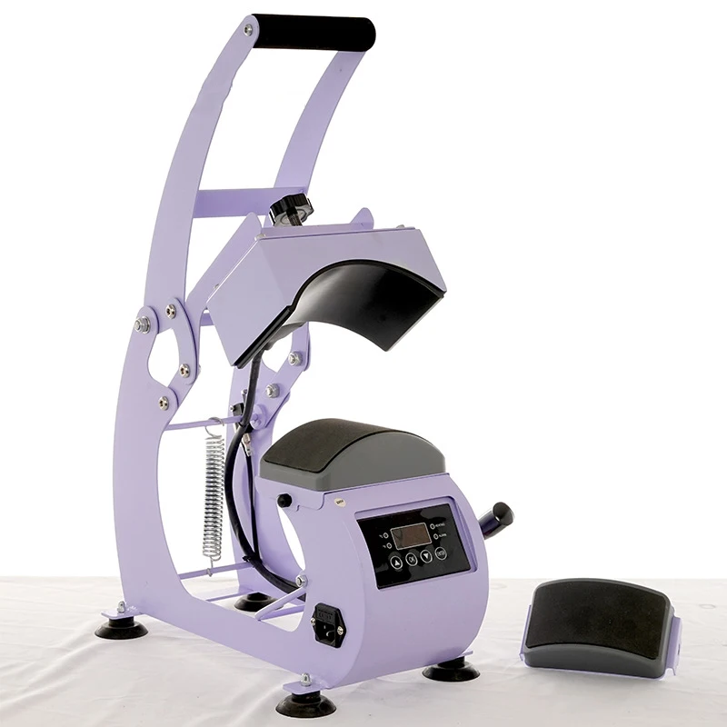 CH2310-3 Heat Press Machine 2-in-1 Manual Cap Press Baseball Cap & Five-Panel Cap Heat Press Machine 110V/220V