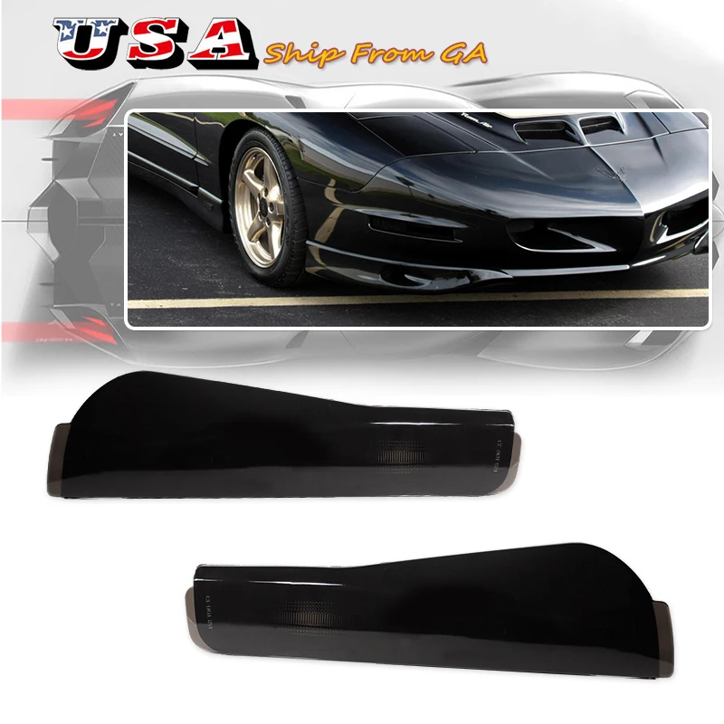 2PCSFront Bumper Turn Signal Light Housing For 1993-1997 Pontiac Firebird/Trans AM WS6 Signal/Side Marker Lamp
