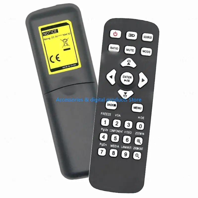 77JD ABS Remote Control Replacement Projector Controller for X1226AH X1127I D606D X65H Various Projectors and Others