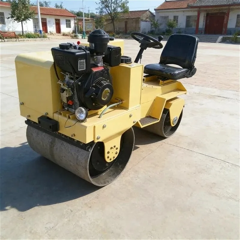 Compact Road Roller Double Drum with Narrow Width Bike Lane Sidewalk Pedestrian Zone Continuous Asphalt Compaction Customized
