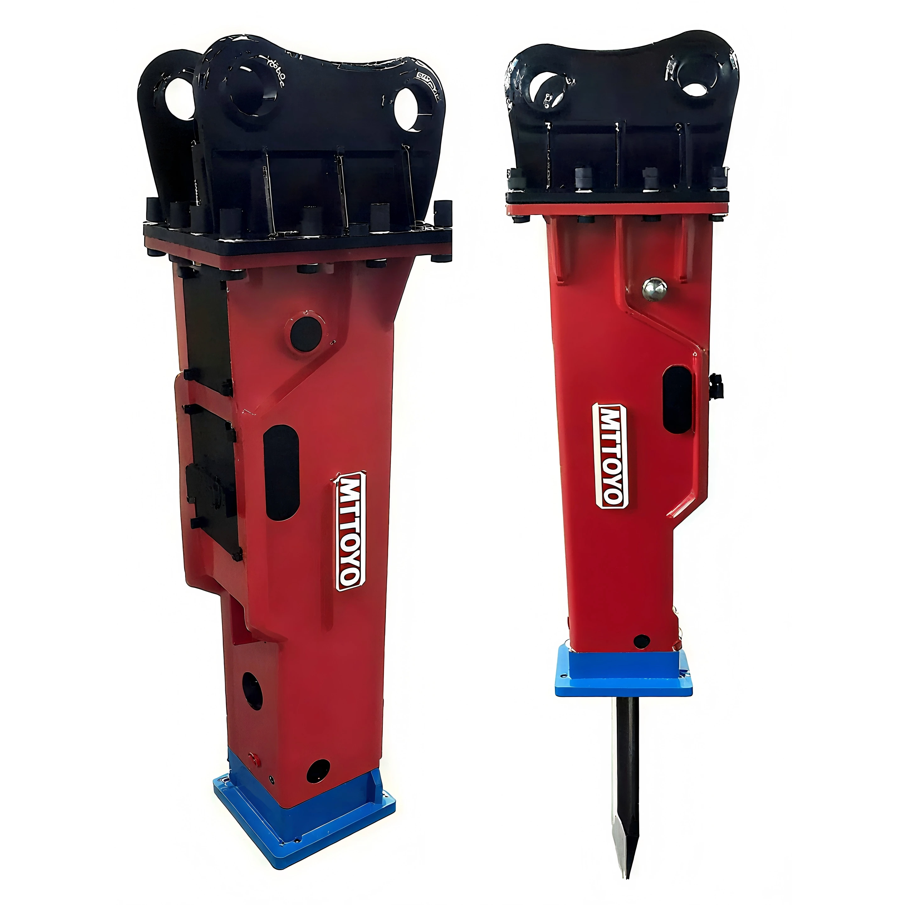 SB35 SB40 مطرقة كسارة هيدروليكية 60 مللي متر 68 مللي متر قواطع التعدين لحفارة 4-6 طن إزالة بناء نفق كسر الصخور